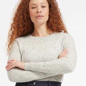 EVERLANE Donegal Cashmere Crew Sweater Size Small